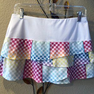 Multi-Color Plaid Skirt Size M